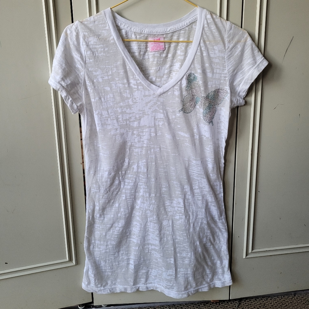 Embellished White tee